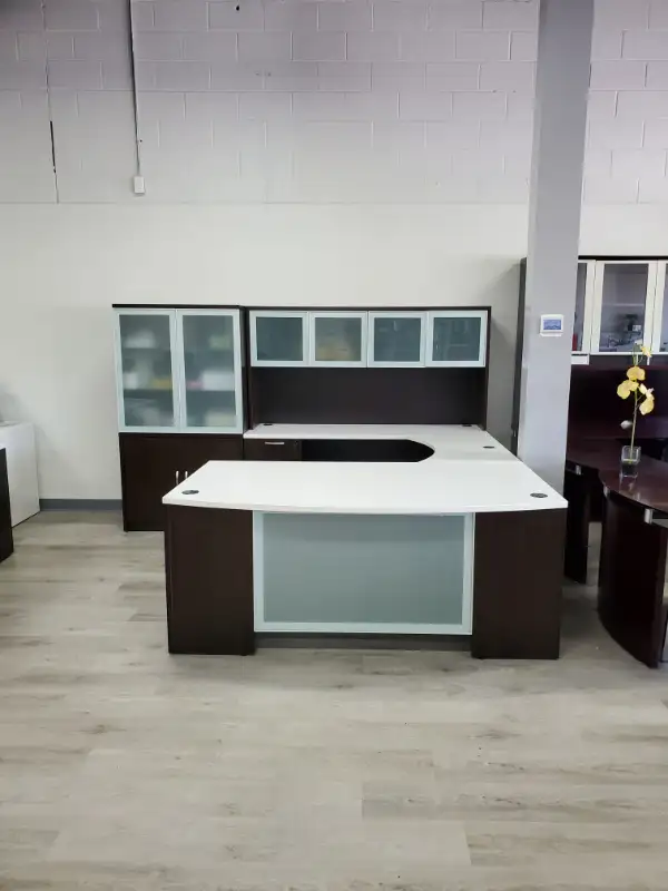 ***Two Tone U-Shape Executive Desk From $1449*** in Desks in City of Toronto - Image 4