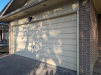 16' x 7' classic swing open garage door