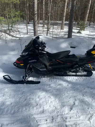 2017 Skidoo Renegade X 850, 137” track with 96 studs (no tear-outs), LED headlight bulbs, auxiliary...