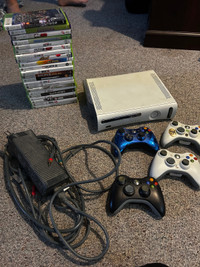 Xbox 360 console,controllers,games