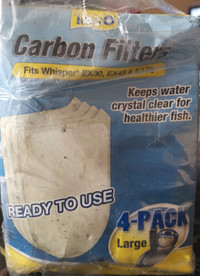 Tetra Carbon filters aquarium crystal clear ( never used)
