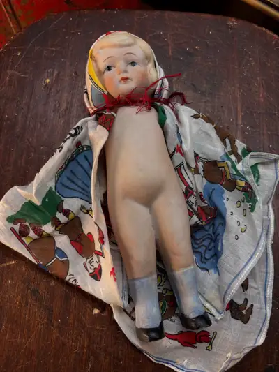  Vintage Made in Japan Bisque Doll , View more