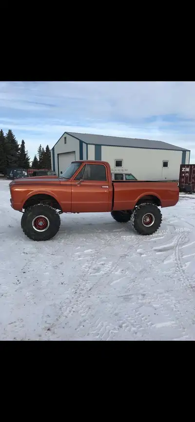 Selling a 1967 C10 on a 80’s 4x4 frame , it’s been a long time build never seen the road , truck was...