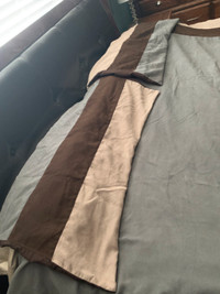 King Duvet cover and shams - beautiful faux ultra suede 