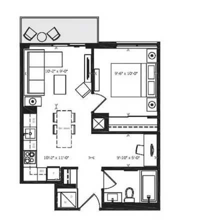 1 Bed & Bath Condo – Near Transit | Access Toronto & Mississauga