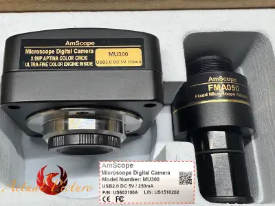 ✨AmScope MU300 3MP USB2.0 Microscope Digital Camera, View more