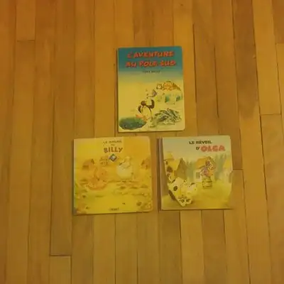 3 livres: $1. chacun. L'AVENTURE AU PÔLE SUD - LE RHUME DE ..., View more