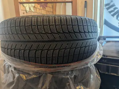 Set of 4 Michelin X-Ice winter tires on rims. Came off of 2014 Ford Escape. All 4 rims have tire pre...