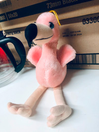 Russ Pink Laverne the Flamingo Bird 8" Plush Stuffed Animal Toy