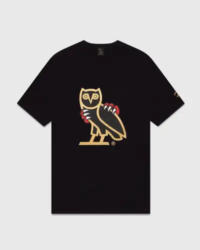 OVO Jurassic Park OG Owl Shirt Black - Raptors, View more