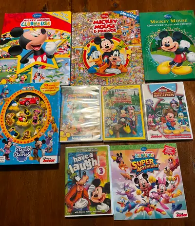Mickey Mouse Books & DVD’s, View more