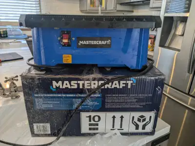 Mastercraft 7 in-5 Amp Wet Tile Saw used for one small bathroom, View more