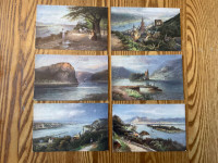 Collection magnifique de 24 cartes postales antiques d’Autriche