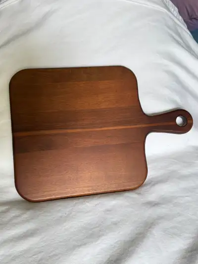 NEW - Square 11", Walnut Serving Board with Handle, View more