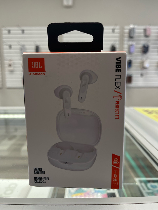 JBL Vibe Flex In-Ear True Wireless Earbuds - Black ,  White in Headphones in City of Toronto - Image 3