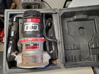 Craftsman router and accessories, View more