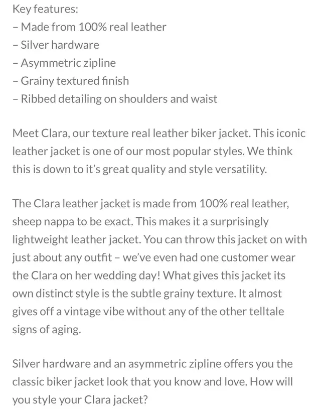 Barneys Originals Women’s Leather Motorcycle Jacket   in Women's - Tops & Outerwear in Cambridge - Image 3