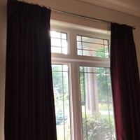 Curtain/drapes made to measure taffeta fabric