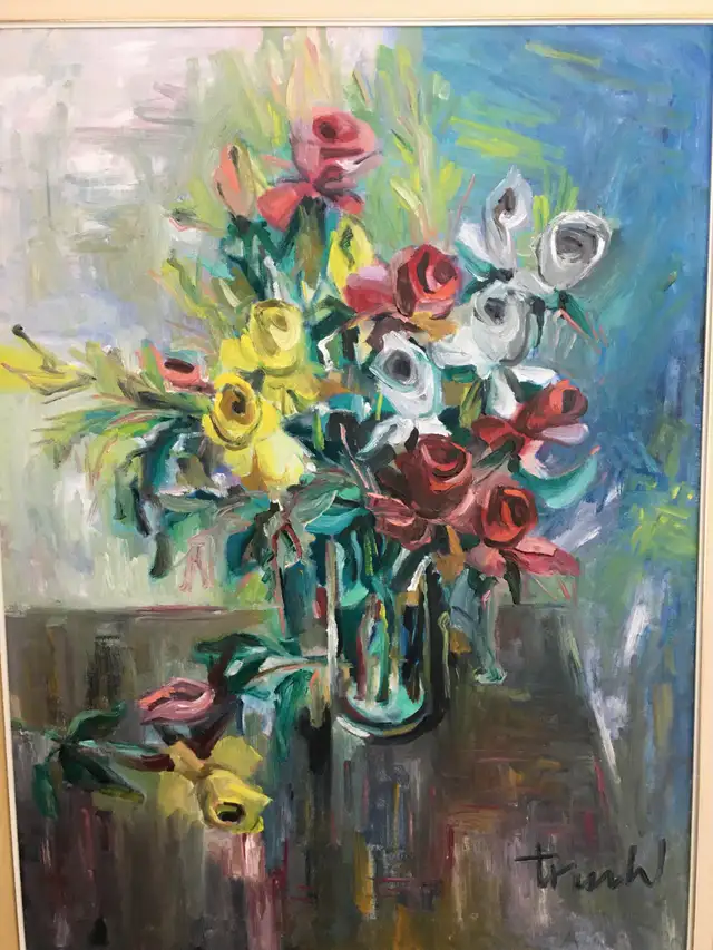 Tableau, peinture fait a la main in Arts & Collectibles in Sherbrooke - Image 4