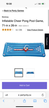  Inflatable beer pong  