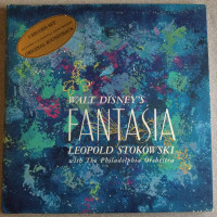 Walt Disney's Fantasia -3 LP Vinyl RECORD Set Leopold Stokowski