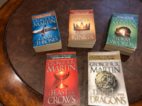 GAME OF THRONES - 5 Book Series