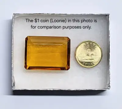 Massive 192.45 Carat MGL Certified Citrine Gem Stone, View more