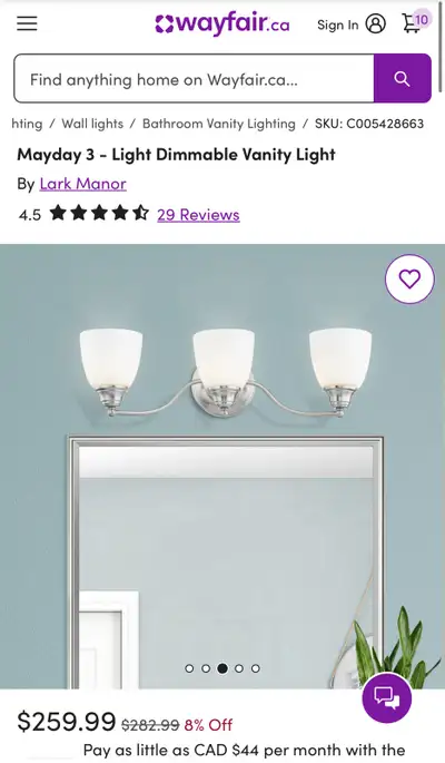 Note: This light fixture is being sold without the glass cover, as shown in the photos. Only the bod...