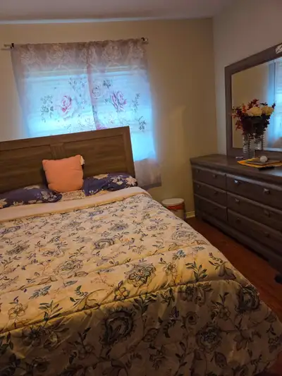 I have two furnished rooms with one full washroom for rent (950.00 each) on the upper floor in a cle...