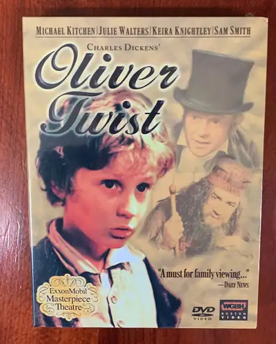 OLIVER TWIST (3 DVD set) Brand new, Factory Sealed, Masterpiece Theatre starring Julie Walters Check...