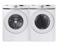 Samsung Front Load Washer & Dryer Pairs WF45T6000AW, only $1790!