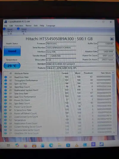 500GB laptop SATA drive, View more