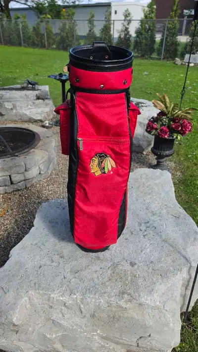 Chicago Blackhawks Golf Clubs Irons Cart Bag, View more