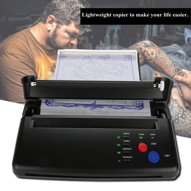 Imprimante Thermique Tatouage - Thermal Tattoo printer transfert