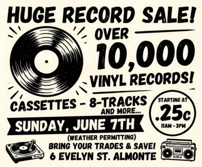Massive Record Sale, View more
