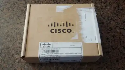 Cisco GLC-SX-MM & MMD 1000BaseSX Fiber Transceiver Module LC SFP Brand-new sealed-bag Sealed-Box, Mu...
