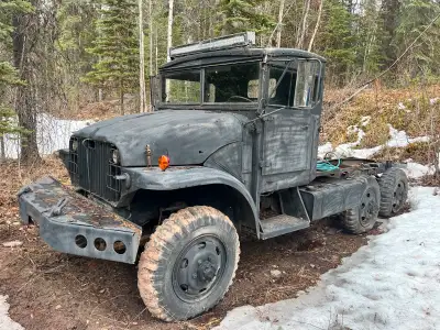 M35 2 1/2 ton 6x6, legendary 302 motor Will consider trade for SXS, or E-bikes