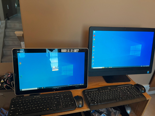 Two all in one computer $300.00 Each in Desktop Computers in Calgary
