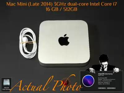 Apple MacMini (Late 2014) 3.0GHz  i7  / 16 GB 500GB-Mint, View more