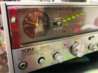 YORX QUARTZ AM/FM DIGITAL TUNING ELECTRONICS DUAL CLOCK SYSTEM