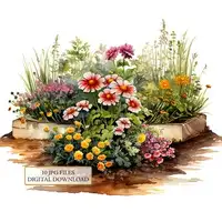 Flower bed weeding/planting