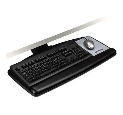 3M AKT90LE Easy Adjust Keyboard Tray Ergonomic Under Desk, View more