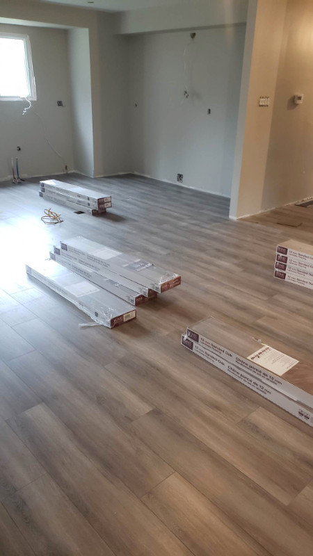 $ 1.25 SPECIAL  Laminate / vinyl floor installation  in Flooring in Peterborough - Image 3