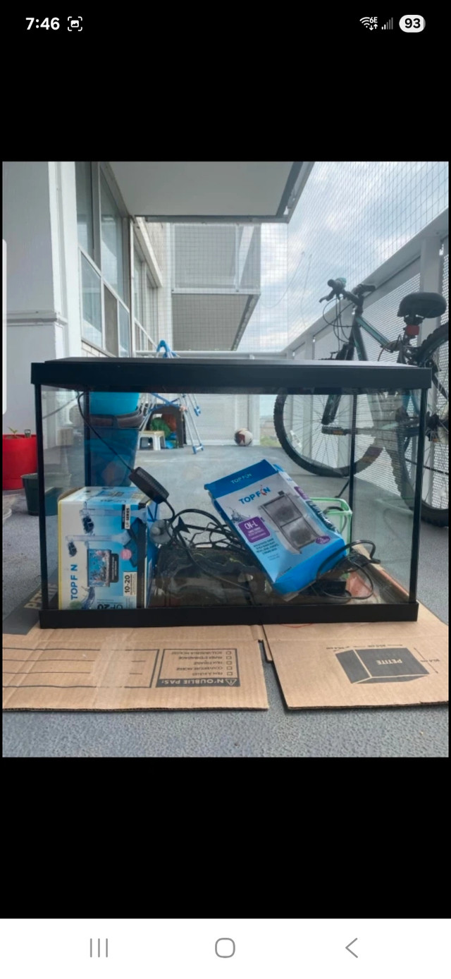 Fish tank with accessories in Other in City of Toronto