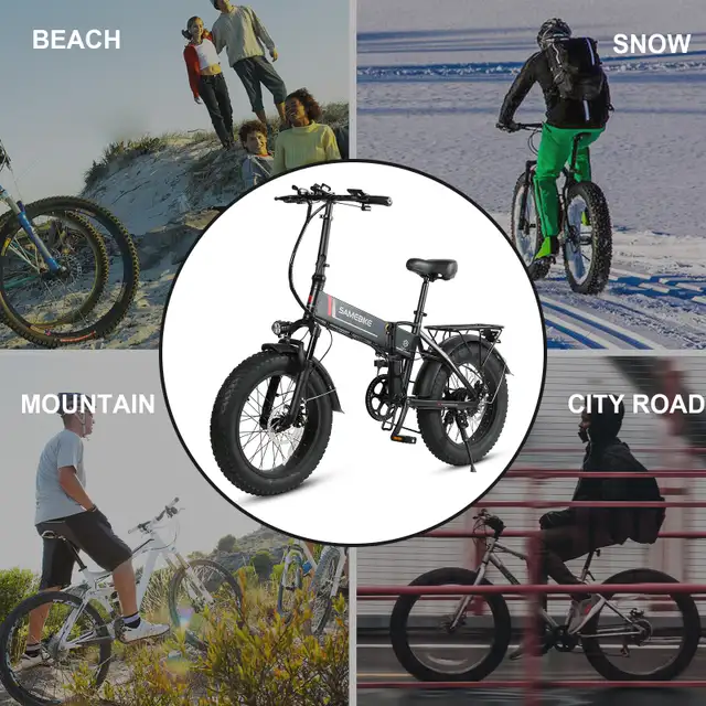 Brand new 20" Fat Tire Foldable E-Bike in eBike in Calgary - Image 4