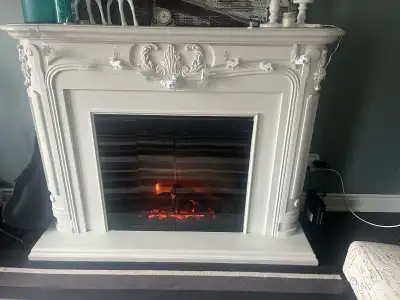 Dimplex Real Flame Electric Fireplace and Mantel, View more