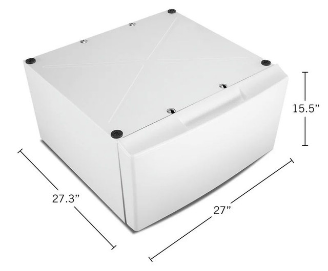Whirlpool dryer with pedestal - Can deliver in Washers & Dryers in Ottawa - Image 3