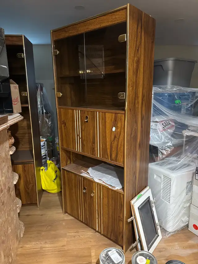 Two Cabinets with doors and shelves in Bookcases & Shelving Units in Mississauga / Peel Region - Image 2