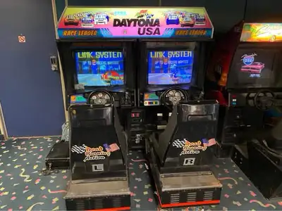 Sega Daytona Usa Twin Video arcade Racing Game, View more
