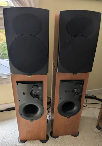 Athena S-2C-1 tower speakersFeatures: Four-piece speaker system, View more